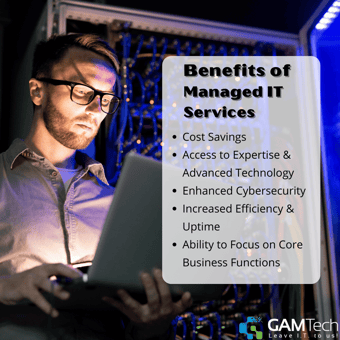 benefits of managed IT services infographic